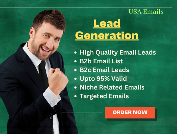 Gig Preview - Provide b2b lead generation, linkedin leads, prospect list and targeted list