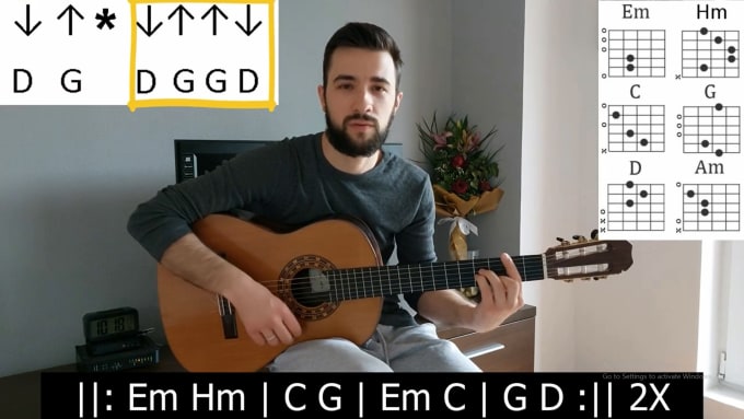 Gig Preview - Teach your favorite song on guitar