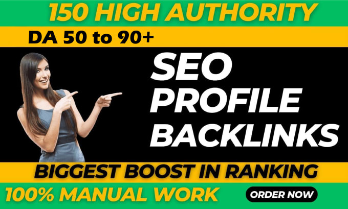 Gig Preview - Make high da profile backlinks for SEO link building