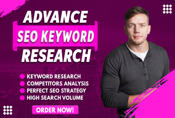 Gig Preview - Do advanced SEO keyword research and competitor analysis