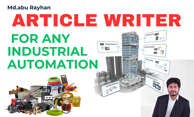 Gig Preview - Be expert article writer for any industrial automation