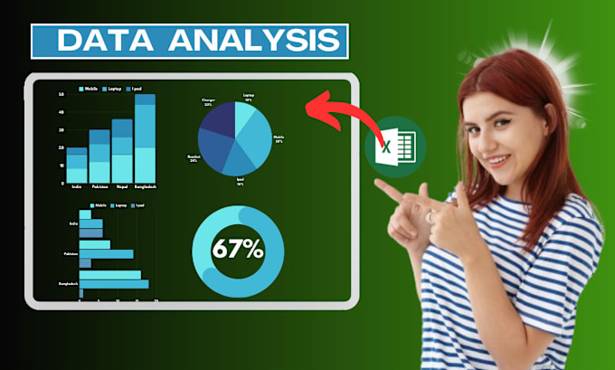 Gig Preview - Do data analysis with microsoft excel pivot table and chart