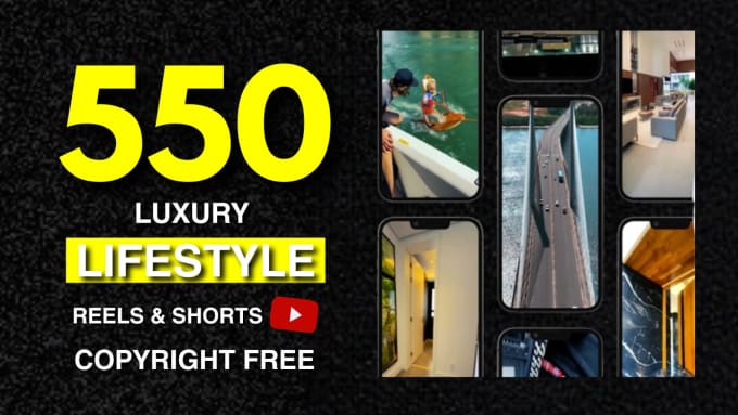 Gig Preview - Create 550 youtube luxury lifestyle motivational short reels