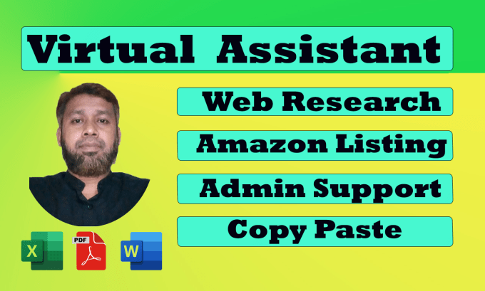 Gig Preview - Be your best virtual assistant in web research