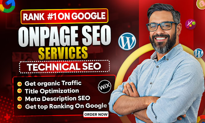 Gig Preview - Do onpage SEO with technical optimization and complete off page for site ranking