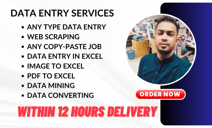 Bestseller - do any data entry job