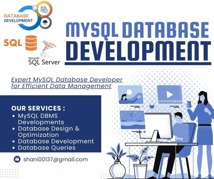 Gig Preview - Do sql database crafting seamless databases for mysql, ms access, sql queries