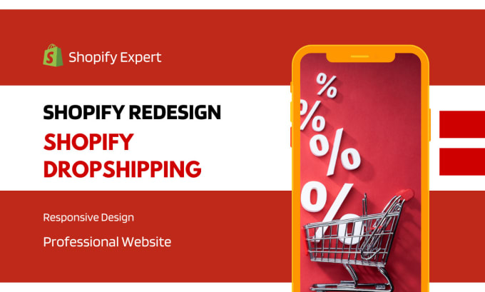 Gig Preview - Create shopify dropshipping store or redesign shopify site