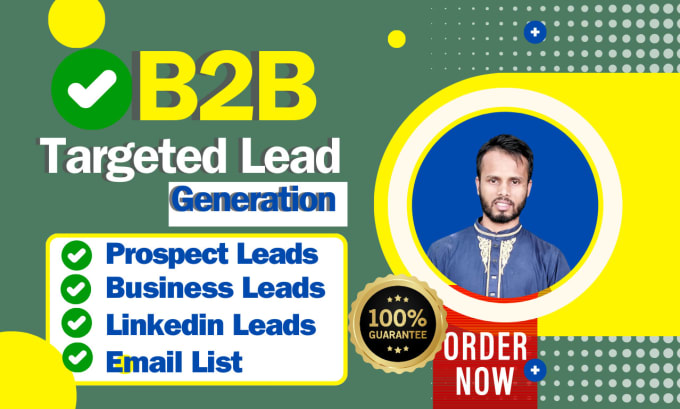 Gig Preview - Do active leads and b2b ecommerce leads generation