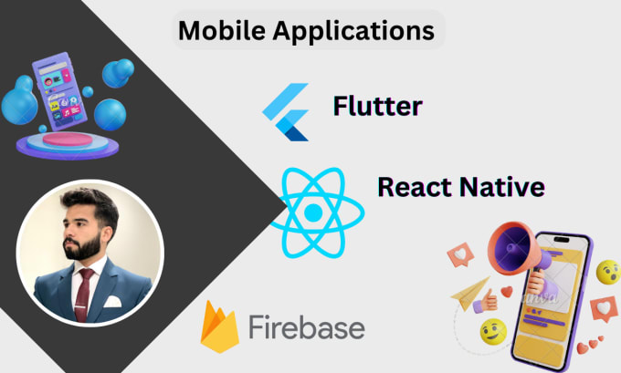 Gig Preview - Create interactive flutter, react native mobile apps for you