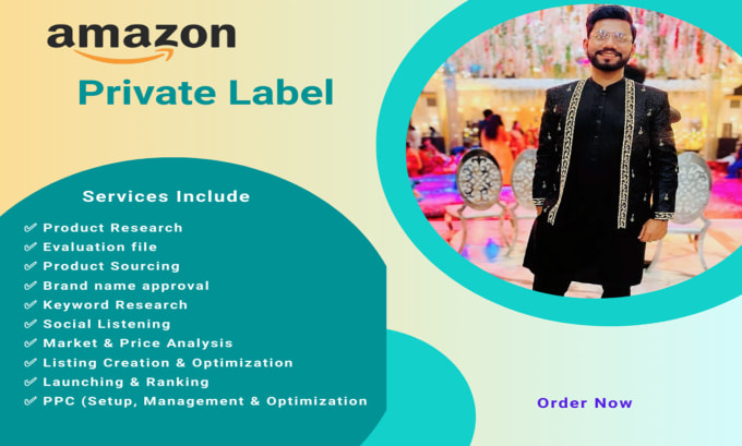 Gig Preview - Provide all services related to amazon private label