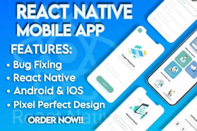 Gig Preview - Develop flutter app development react native android and ios flutter mobile app