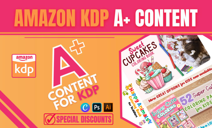 Gig Preview - Craft a captivating a plus content for amazon KDP