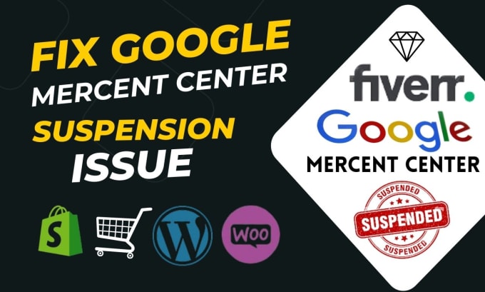 Gig Preview - Fix google merchant center suspension issue