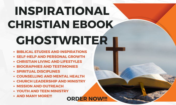 Gig Preview - Ghostwrite a divine inspirational christian ebook