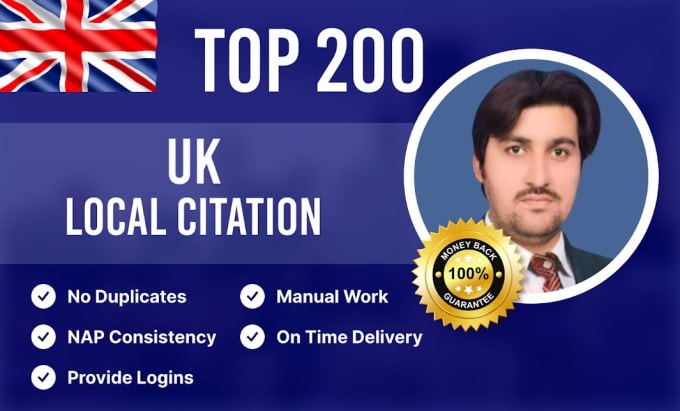 Gig Preview - Do top UK local citations for local business SEO