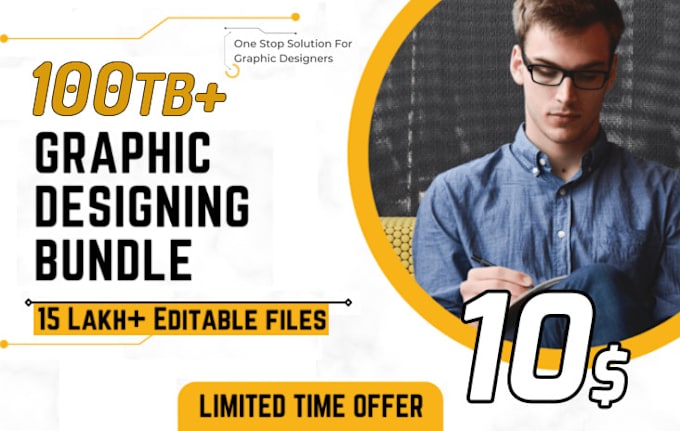 Gig Preview - Selling graphic bundle pack 100tb data unlimited creativity