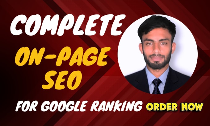 Gig Preview - Do complete on page optimization service for top google ranking