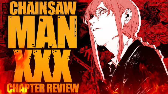 Gig Preview - Design chainsaw man manga review thumbnail for youtube video