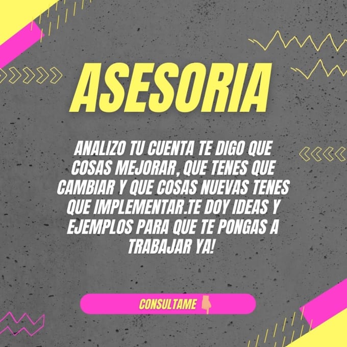 Gig Preview - Asesoria online de instagram