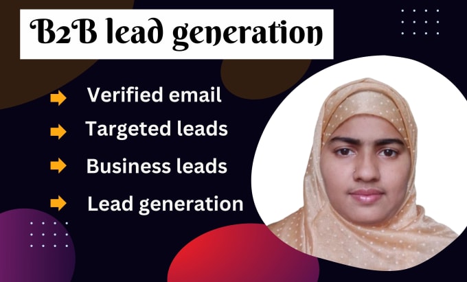 Gig Preview - Provide b2b lead generation targeted linkedin leads and business email list