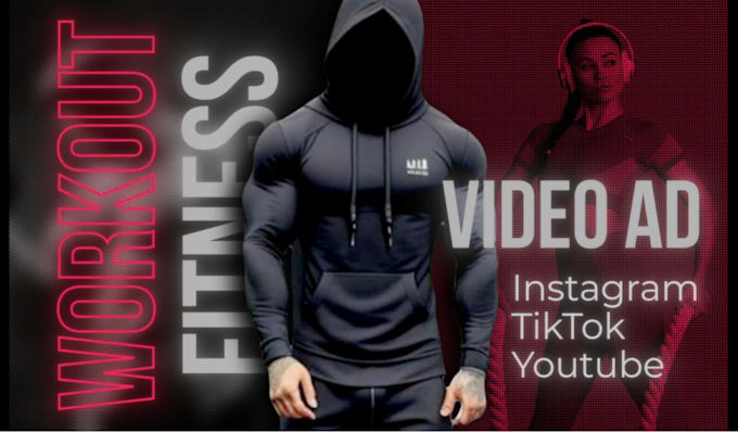 Gig Preview - Edit workout, gym sport video content for instagram, youtube