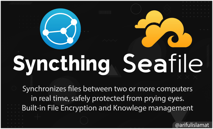 Gig Preview - Deploy syncthing or seafile data synchronization server