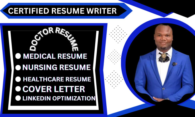 Gig Preview - Help you create a professional doctor , nursing, medical and health care resume