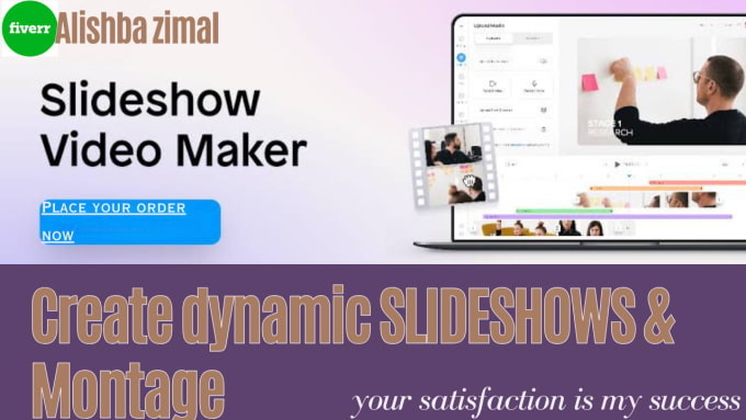 Gig Preview - Create masterpiece slideshows videos and photo collage plus montage