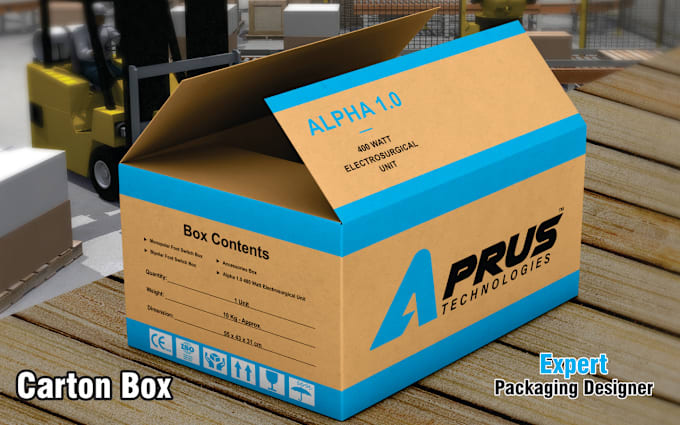 Gig Preview - Do custom corrugated box, carton box, and packaging box design services