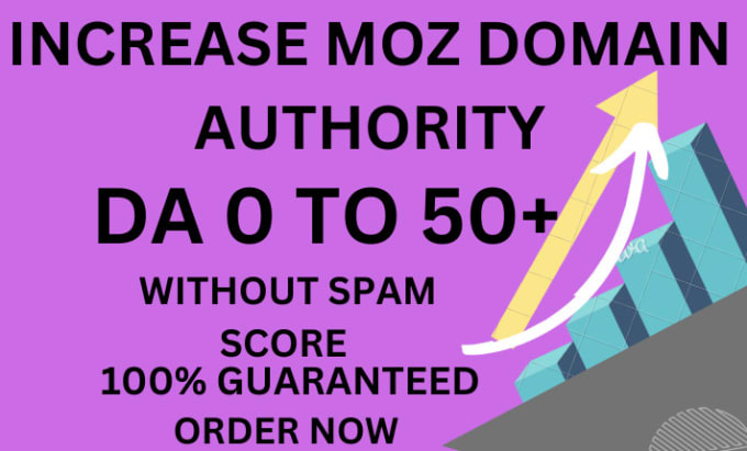 Gig Preview - Increase moz da 50 plus