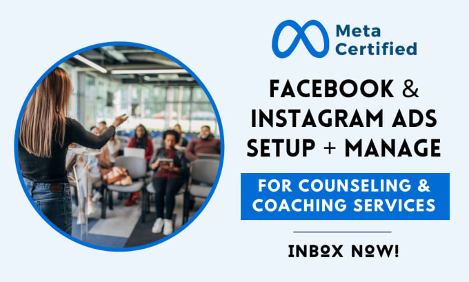 Gig Preview - Be facebook ads manager for mental health counseling and coaching business