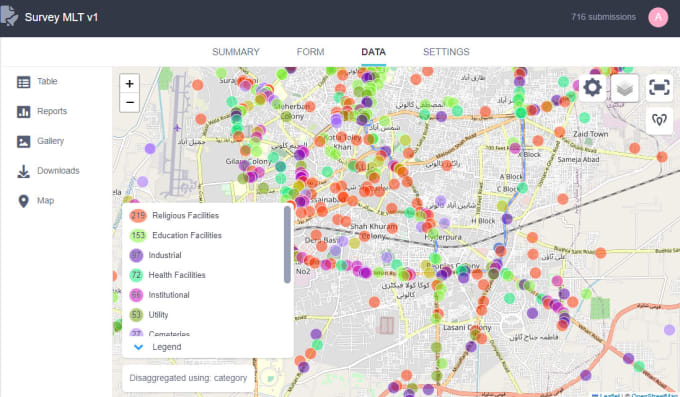 Gig Preview - Make location based data collection survey apps