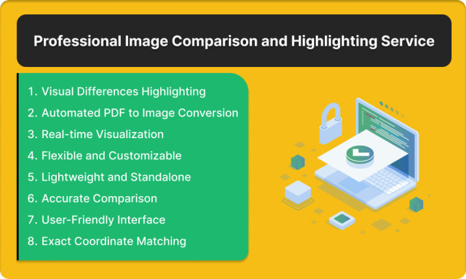 Gig Preview - Do professional image comparison and highlighting service