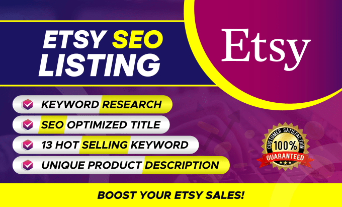 Bestseller - do etsy SEO for etsy product listing to increase ranking and sales