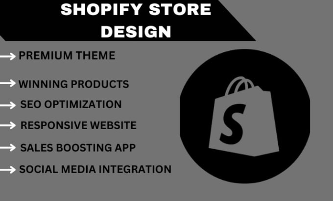 Gig Preview - Do shopify store design, dropshipping website design,  redesign shopify store