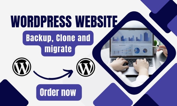 Gig Preview - Migrate, transfer, clone, backup wordpress website