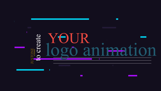 Gig Preview - Animate logo for you