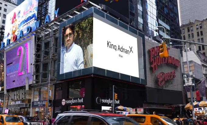 Bestseller - add your business content and nft video on this time square billboard newyork