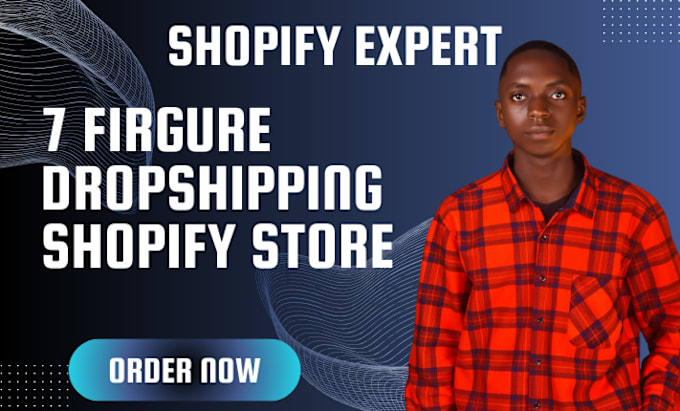 Gig Preview - Make 7 figure shopify dropshipping store shopify dropshipping website