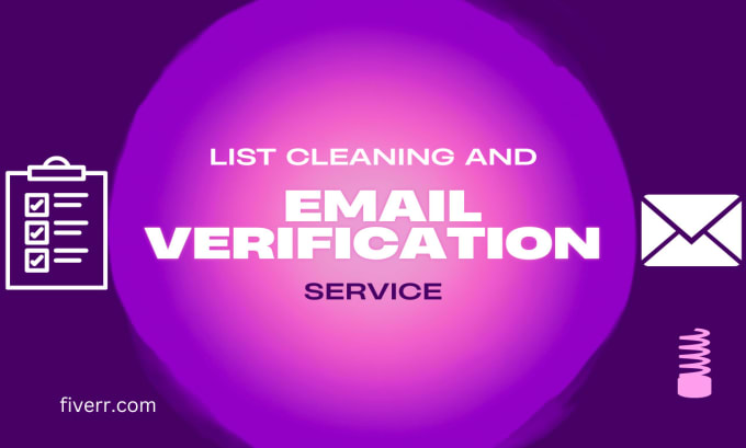 Gig Preview - Do email verification and email list cleaning service