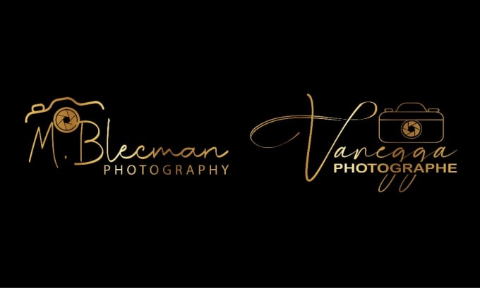 Gig Preview - Design signature, camera, photography logo or watermark