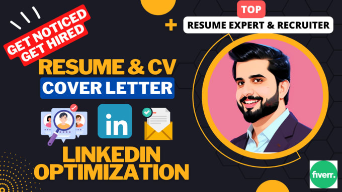 Gig Preview - Write your resume, CV, cover letter and linkedin optimize