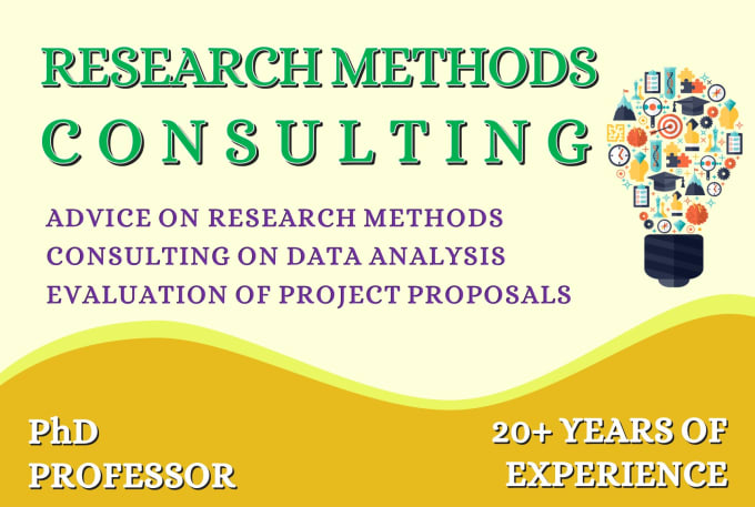 Gig Preview - Consult you about research methods and statistics