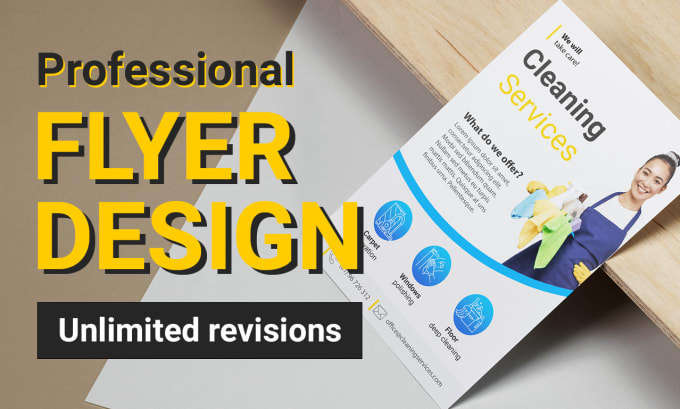 Gig Preview - Design a professional flyer for your business