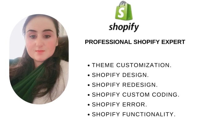 Gig Preview - Be a shopify expert for shopify custom coding shopify bug fix