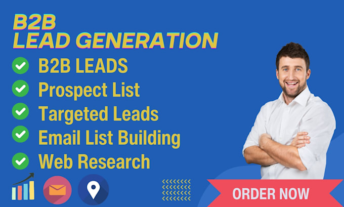 Gig Preview - Build local lead generation and local b2b lead generation