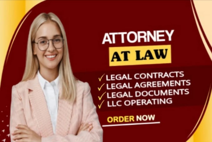 Gig Preview - Write legal contracts and agreements