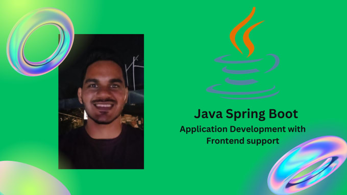 Gig Preview - Be you java developer to build a java spring boot application