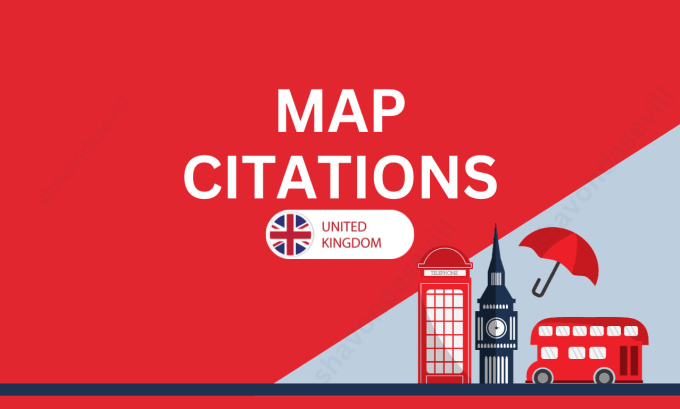 Gig Preview - Implement UK map citations for local SEO strategy